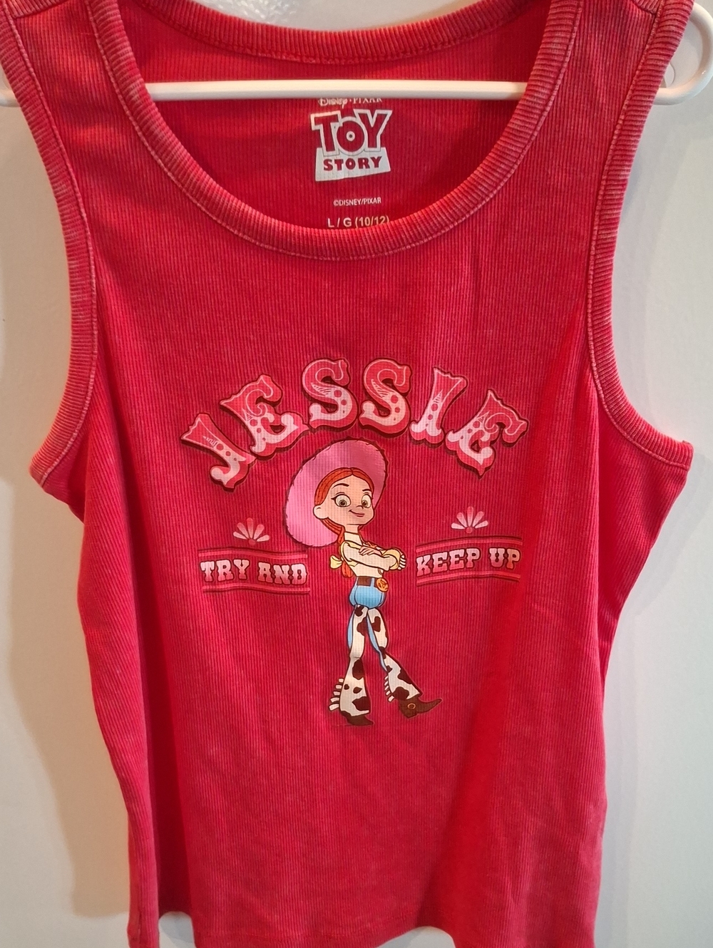 Disney Toy Story Jessie Pink-Red Tank Top